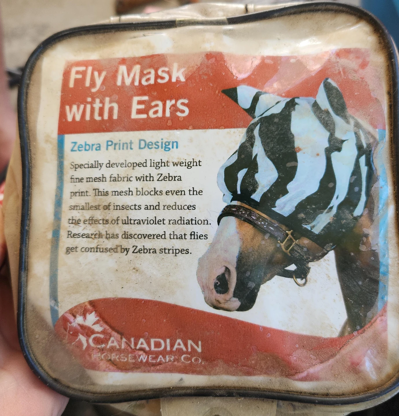 Canadian Horsewear Fly Mask with Ears PONT size