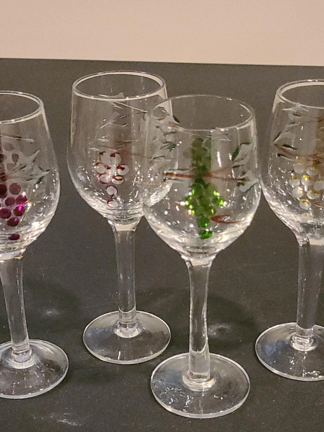Set of 4  glasses of digestif