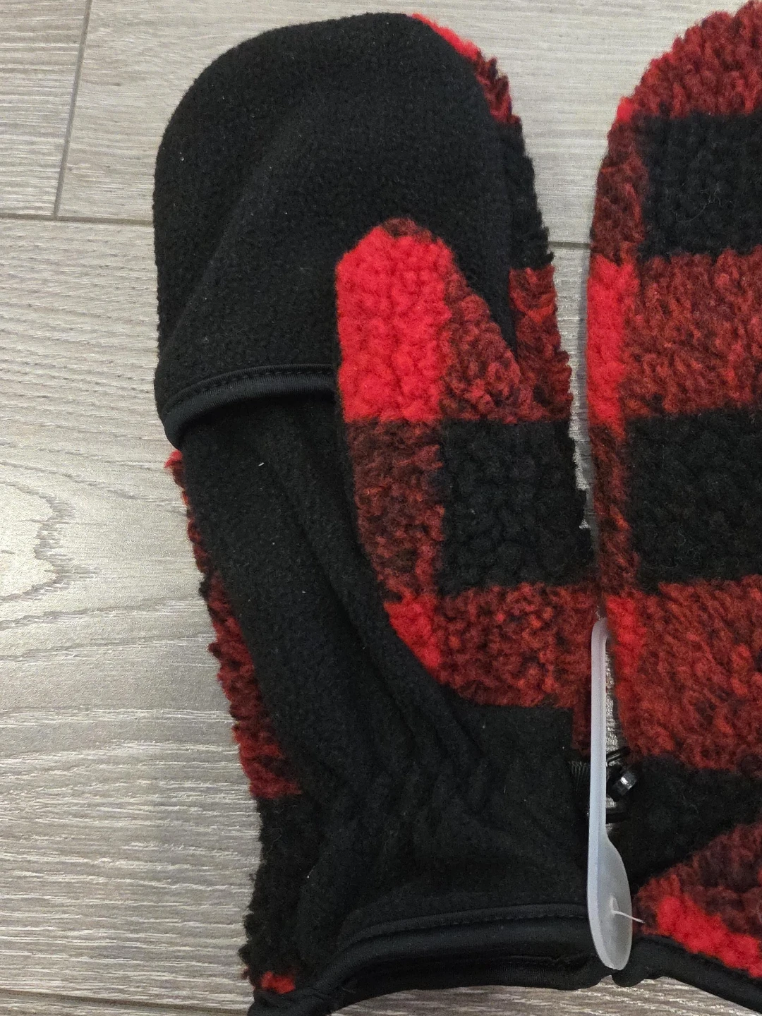 Buffalo Plaid Fleece Mittens