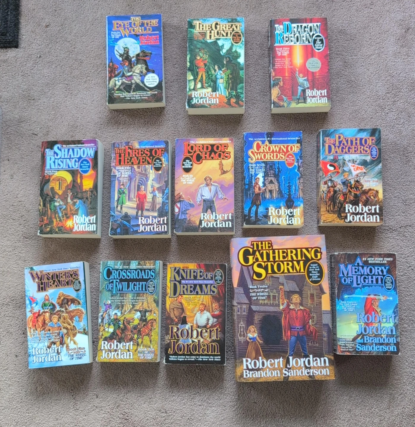 Robert Jordan The Wheel of Time Book Collection