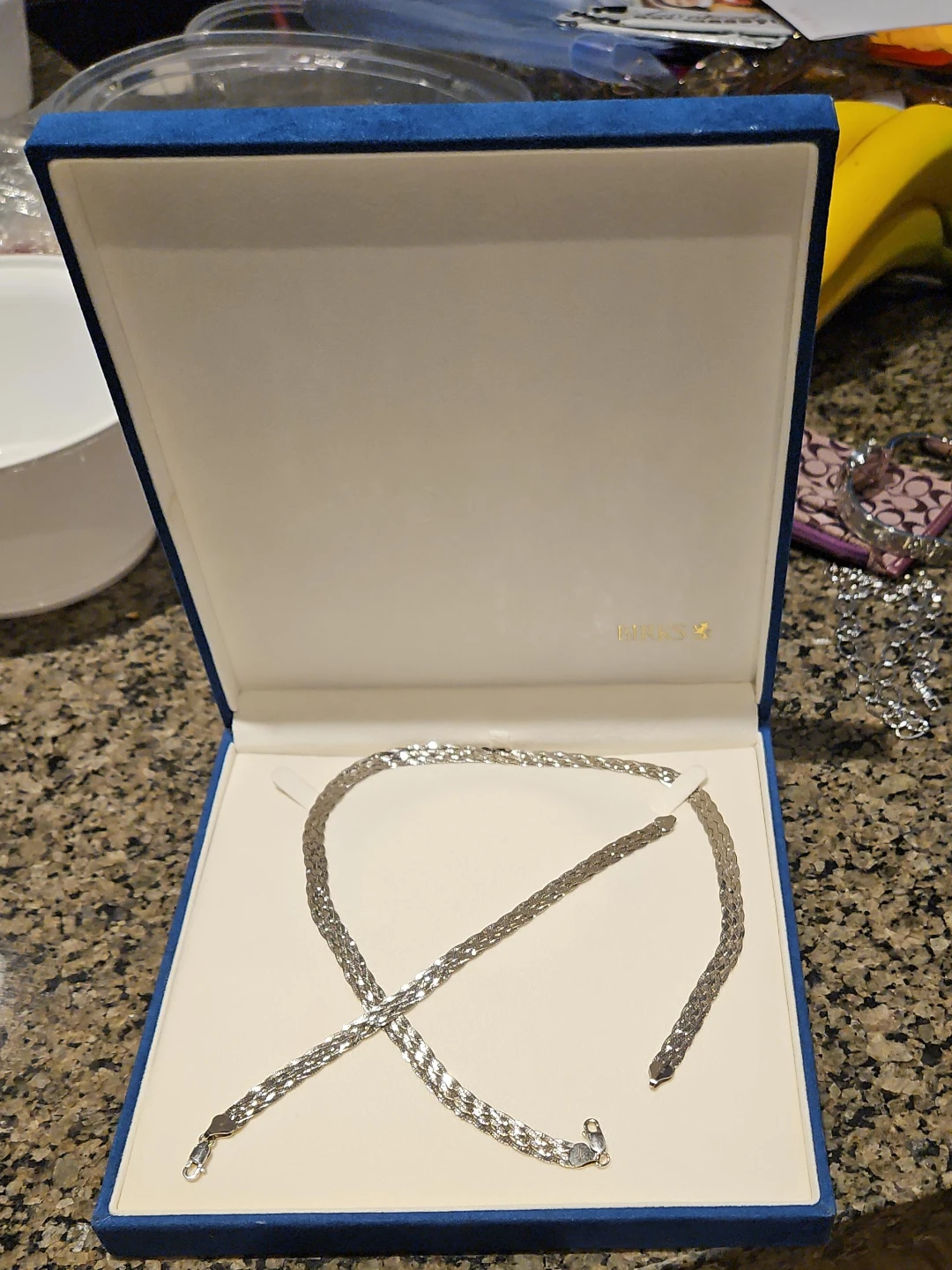 Birks Sterling Silver Chain Necklace