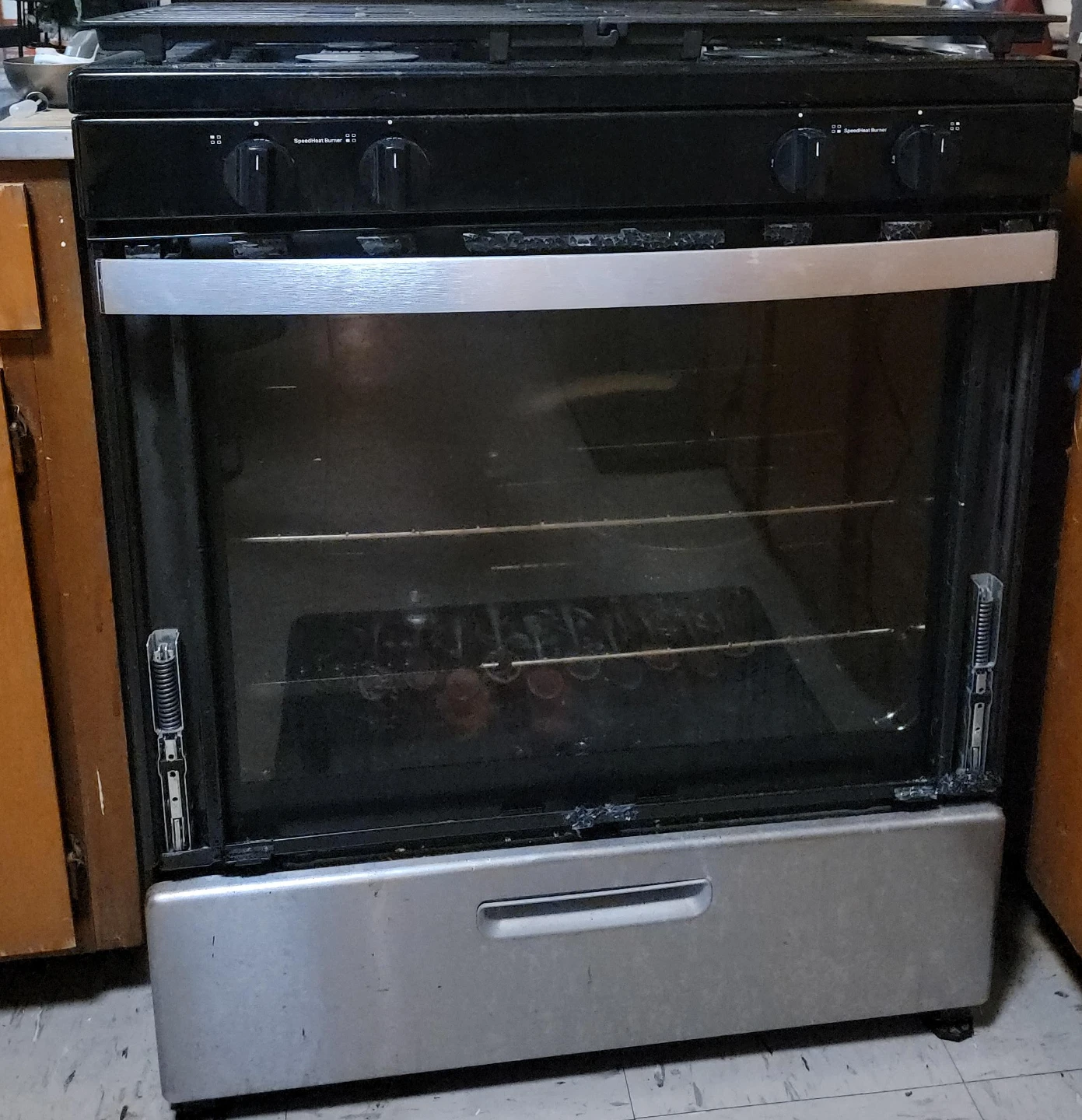 30 in. 4 Burner Freestanding Gas Range in. Stainless Steel