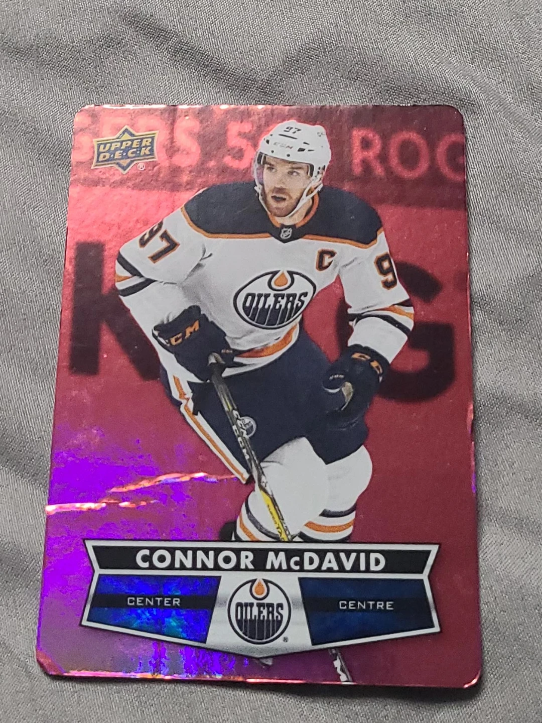 Upper Deck Connor McDavid Hockey Card