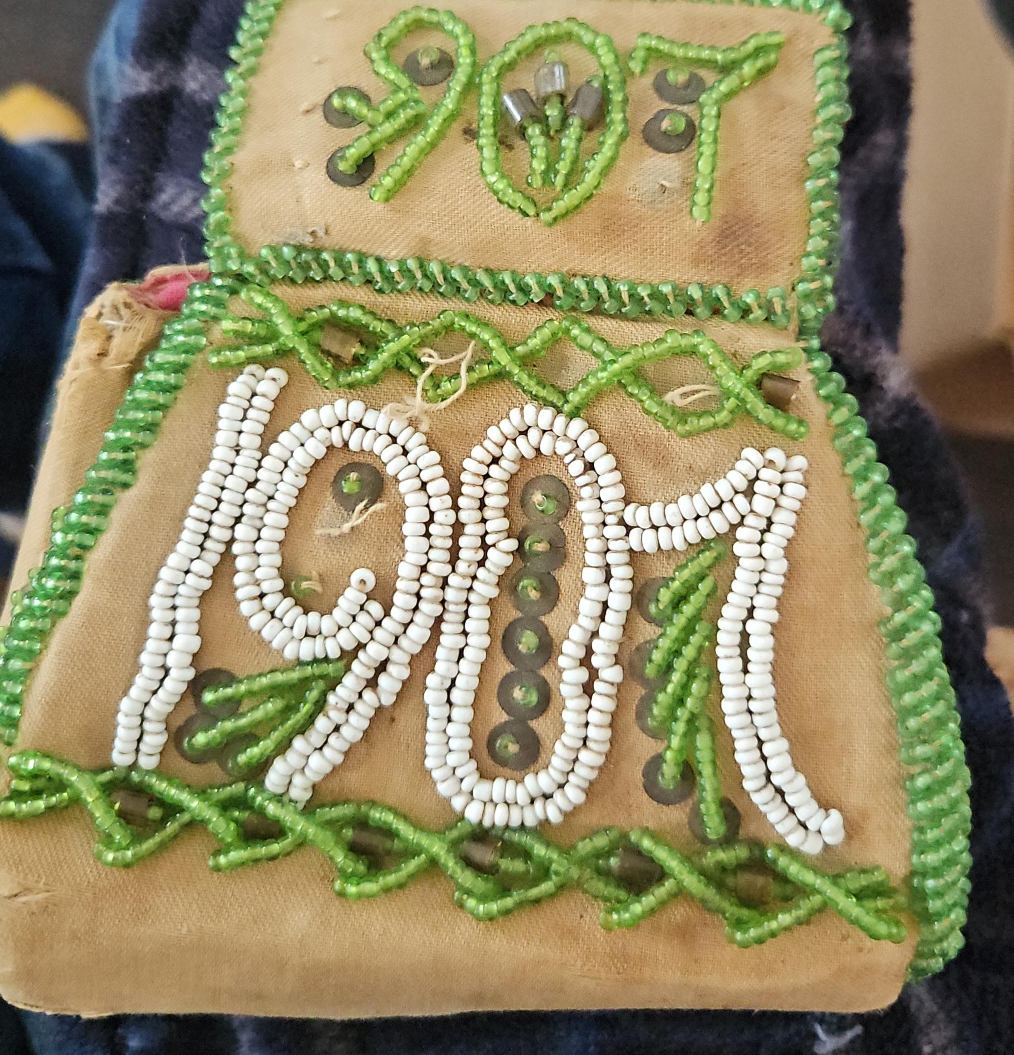 Antique Beaded Coin Purse 1907