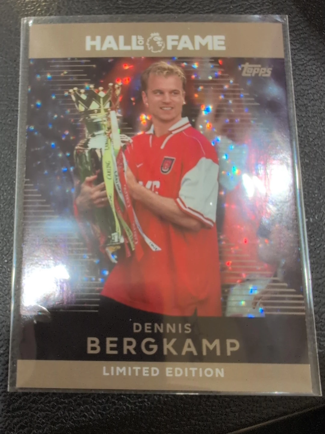 Topps Dennis Bergkamp Hall of Fame Limited Edition Trading Card