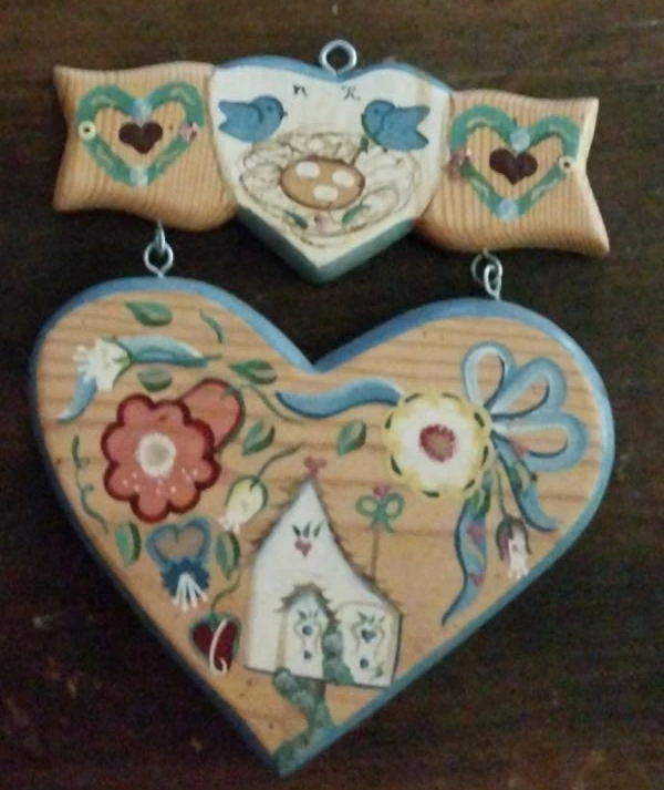 JDL Inc. Handmade Heart Wall Decor 1995