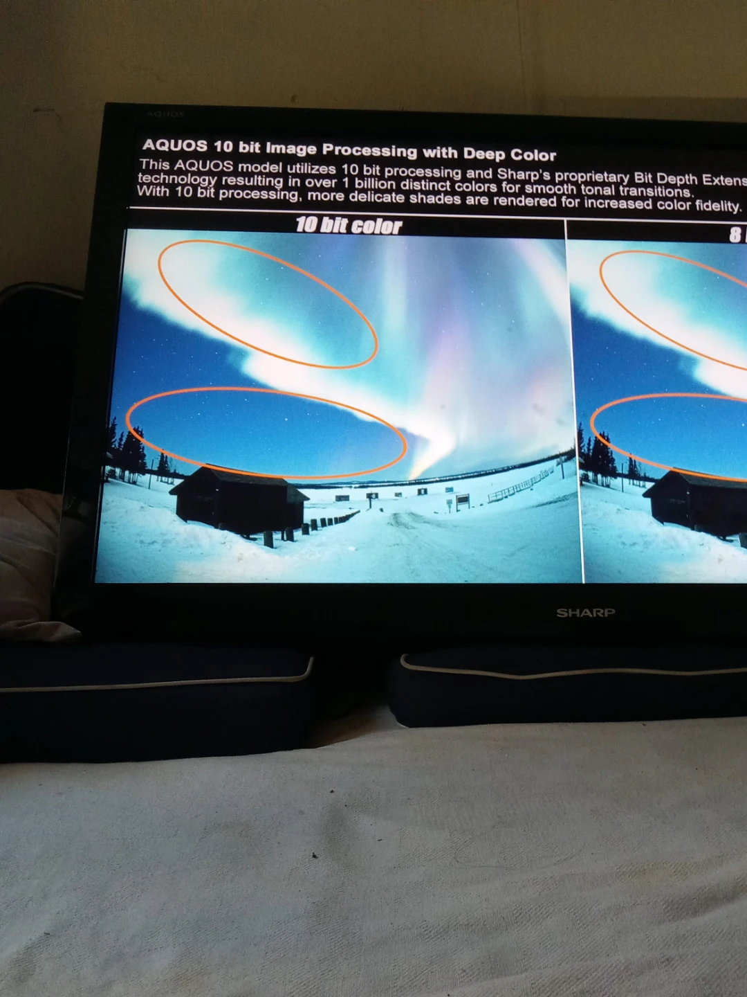 Sharp AQUOS 10-bit Image Processing TV