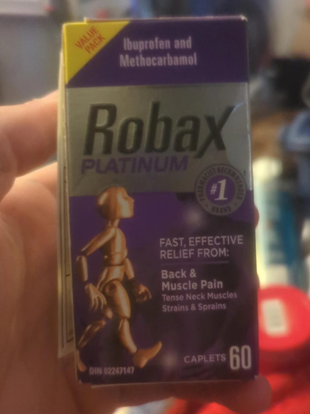Robax Platinum Ibuprofen & Methocarbamol Caplets - 60 Count