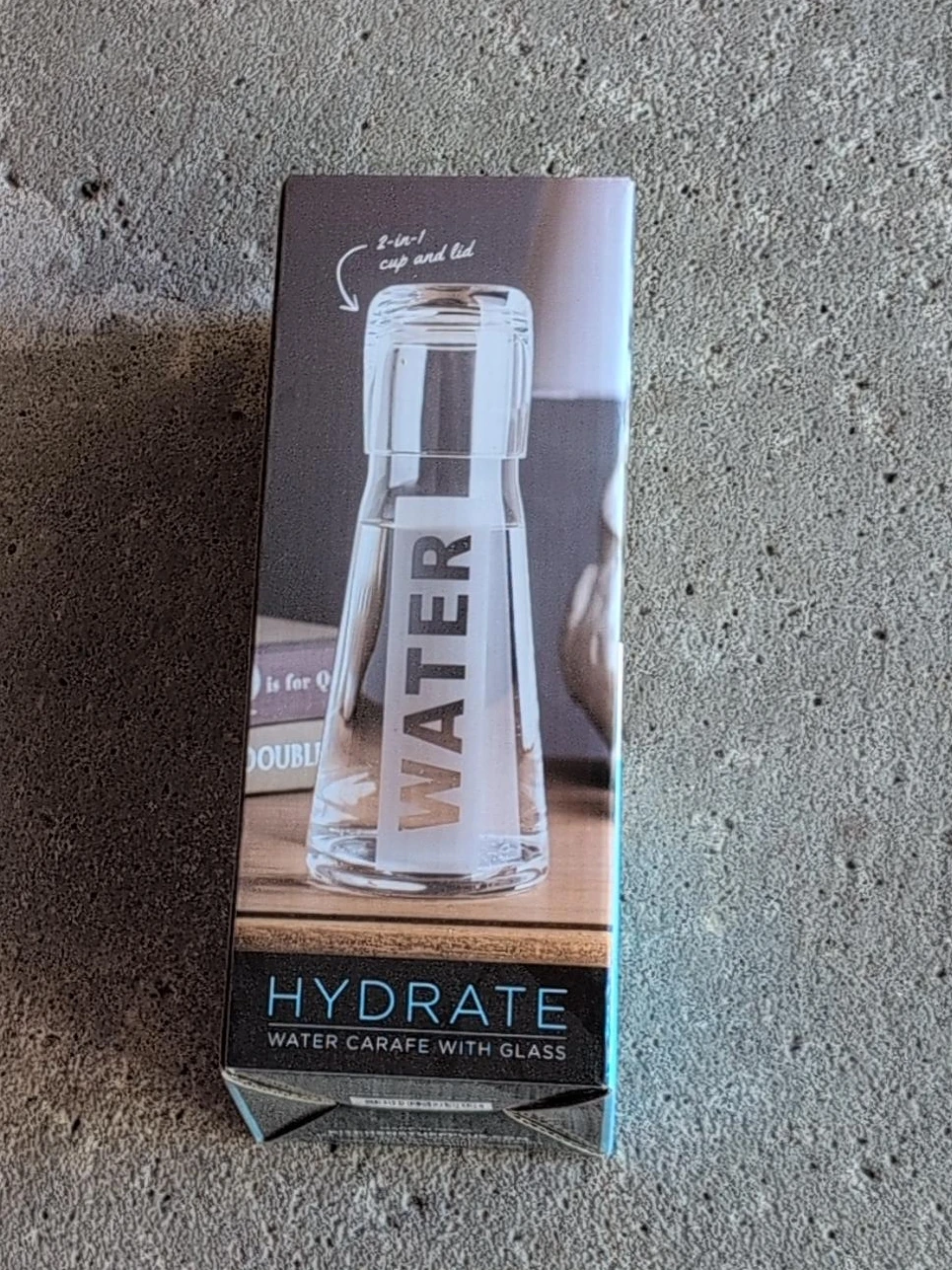 Hydrate Water Carafe with Glass