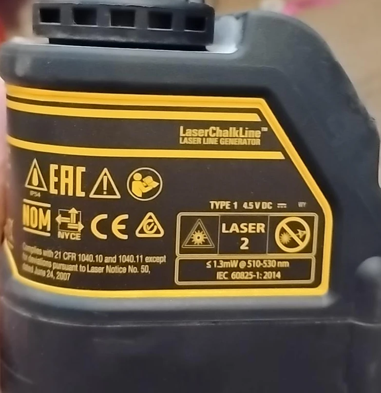 DeWalt Laser Chalk Line Generator