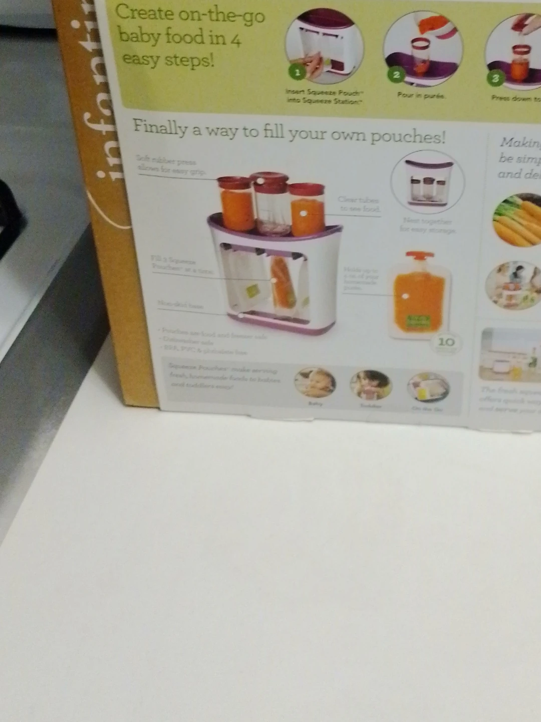 Infantino Squeeze Station Baby Food Maker