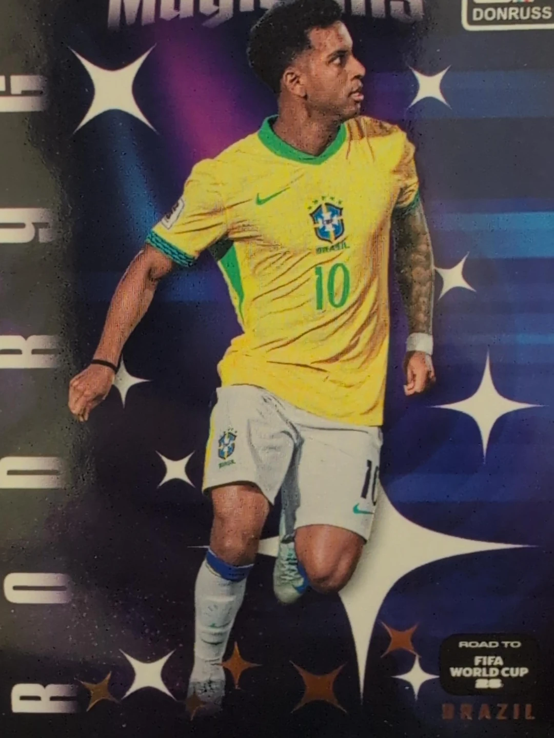 2025 Panini Donruss Road to FIFA World Cup Soccer Card - Rodrygo