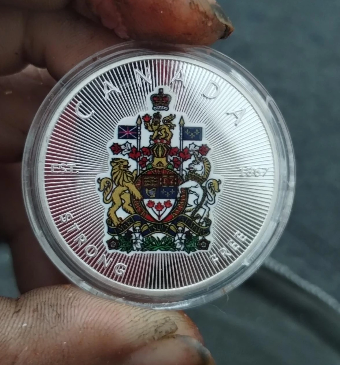 Canada Royal Coat of Arms Coin