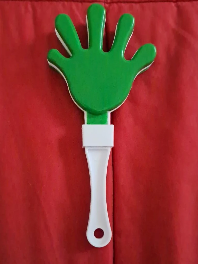 Green Hand Clapper Toy