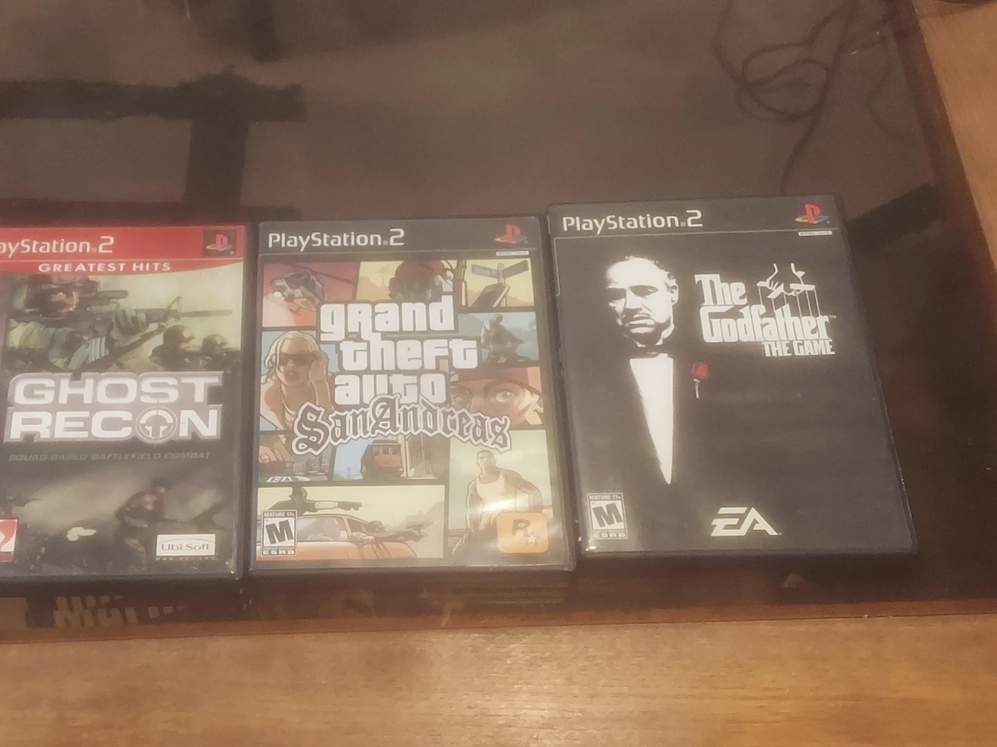 PlayStation 2 Games: Ghost Recon, GTA San Andreas, The Godfather
