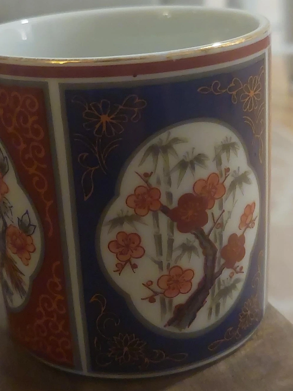 Imari Ware Coffee Cup x2