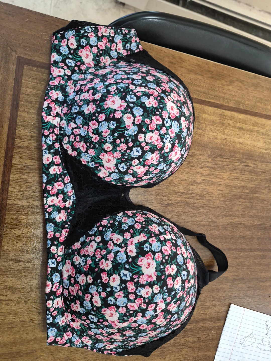 Floral Print Bra
