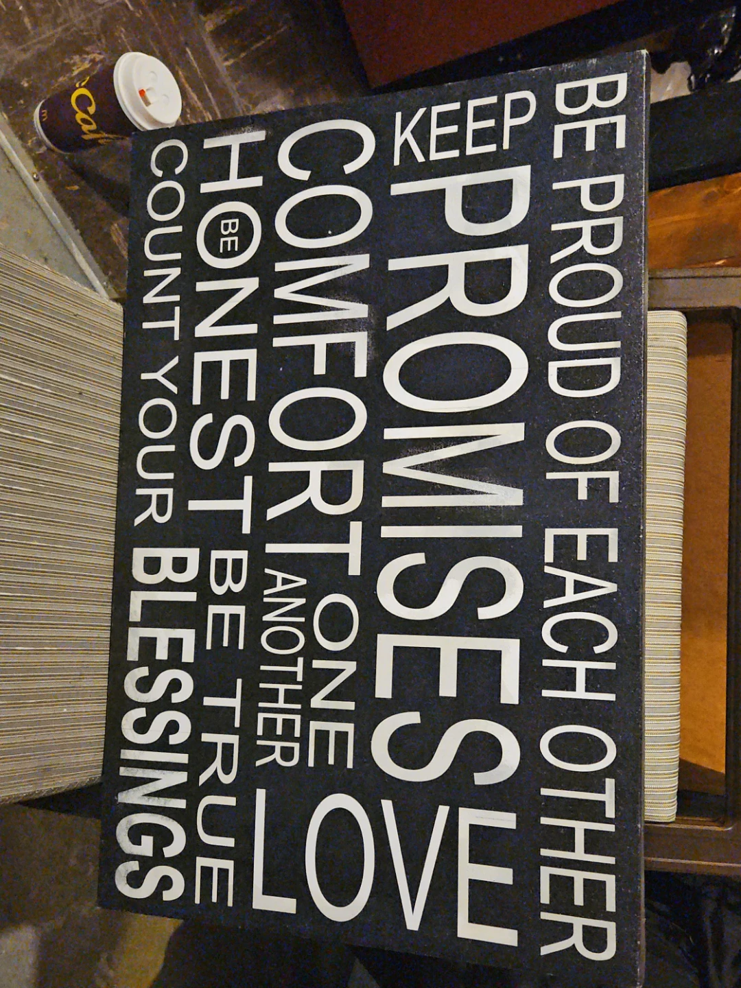 Inspirational Wall Art Plaque