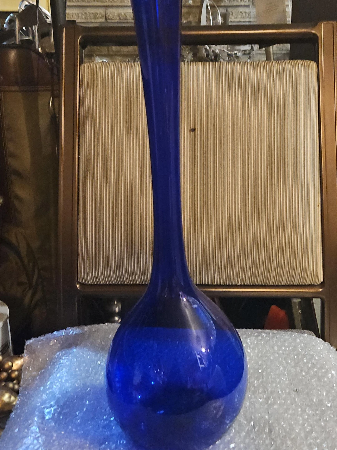 Blue Glass Vase