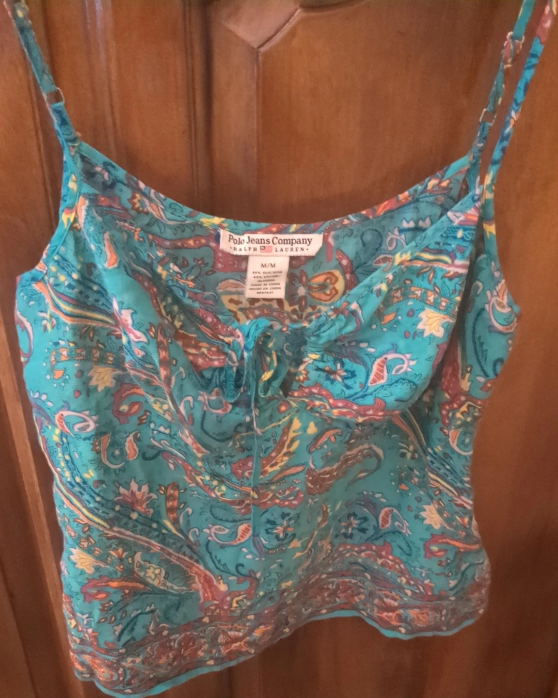 Polo Jeans Company Ralph Lauren Paisley Camisole Top M/M