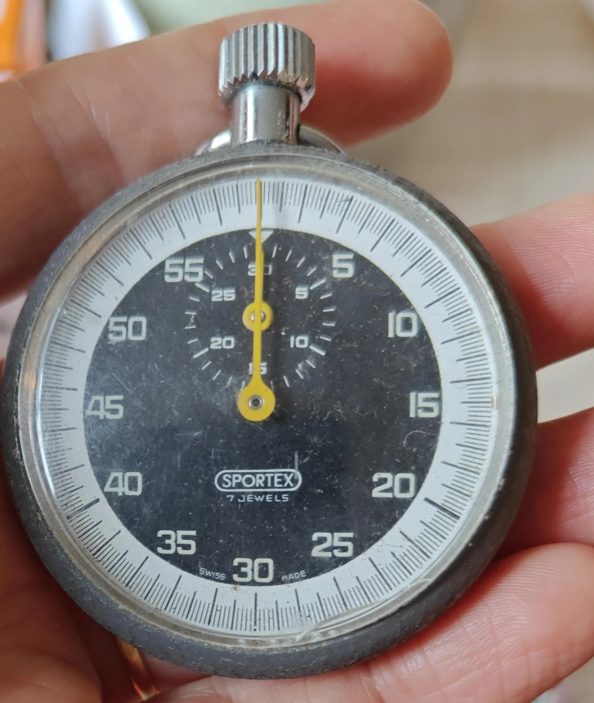 Sportex Stopwatch 7 Jewels Swiss Made
