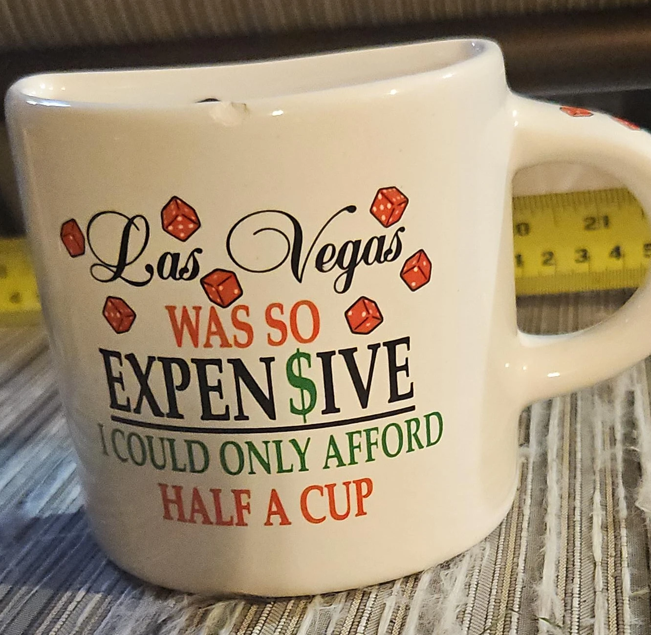 Las Vegas Mug - "Half a Cup"