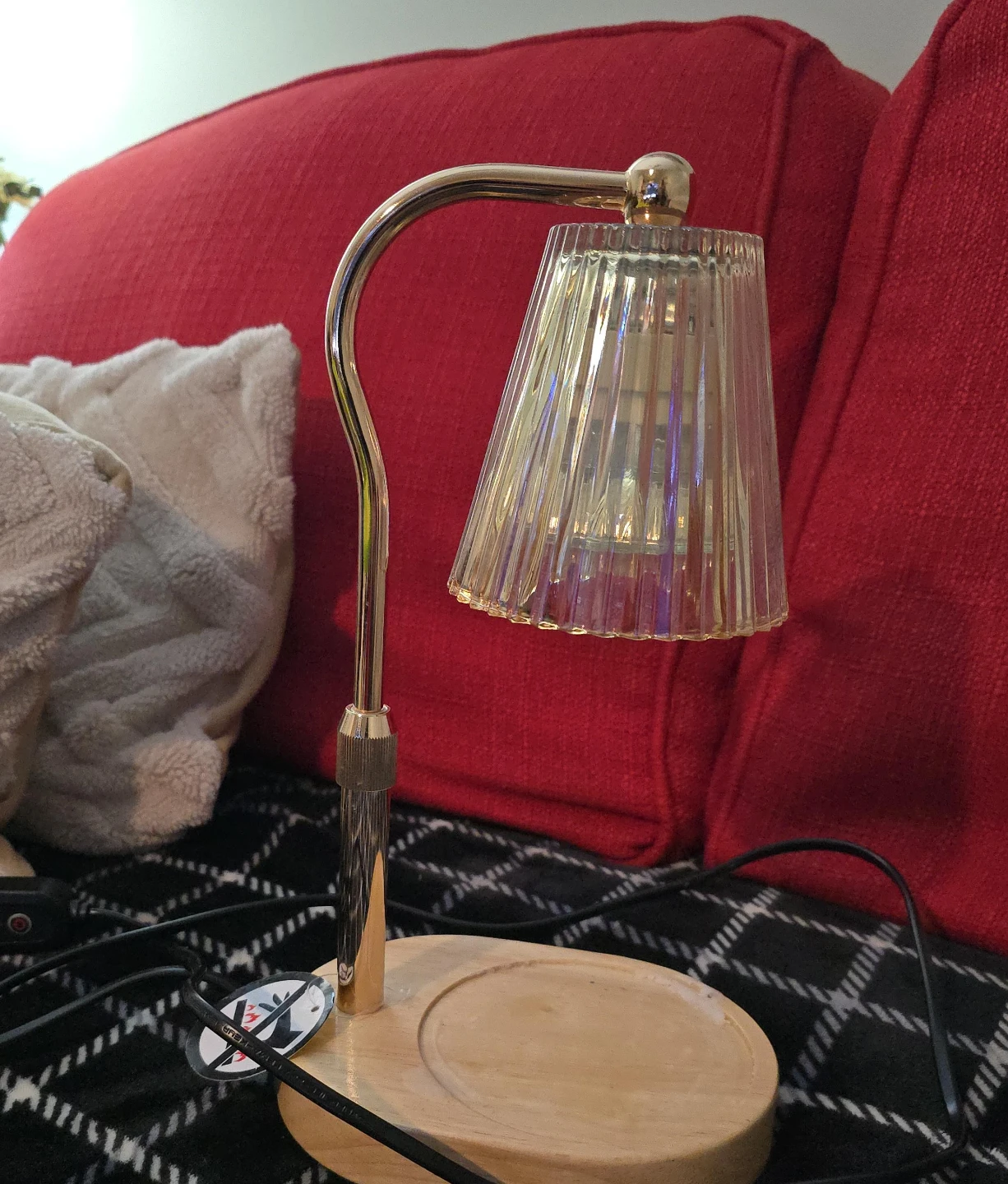 Melt Wax Warmer Lamp with Frosted Shade