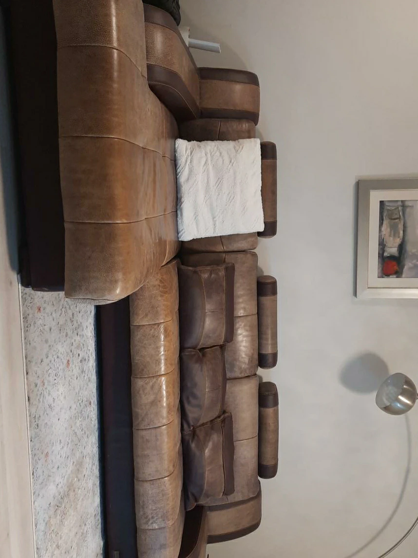 Brown Leather Sectional Sofa