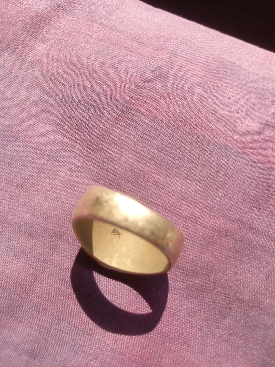 18K Gold Band Ring