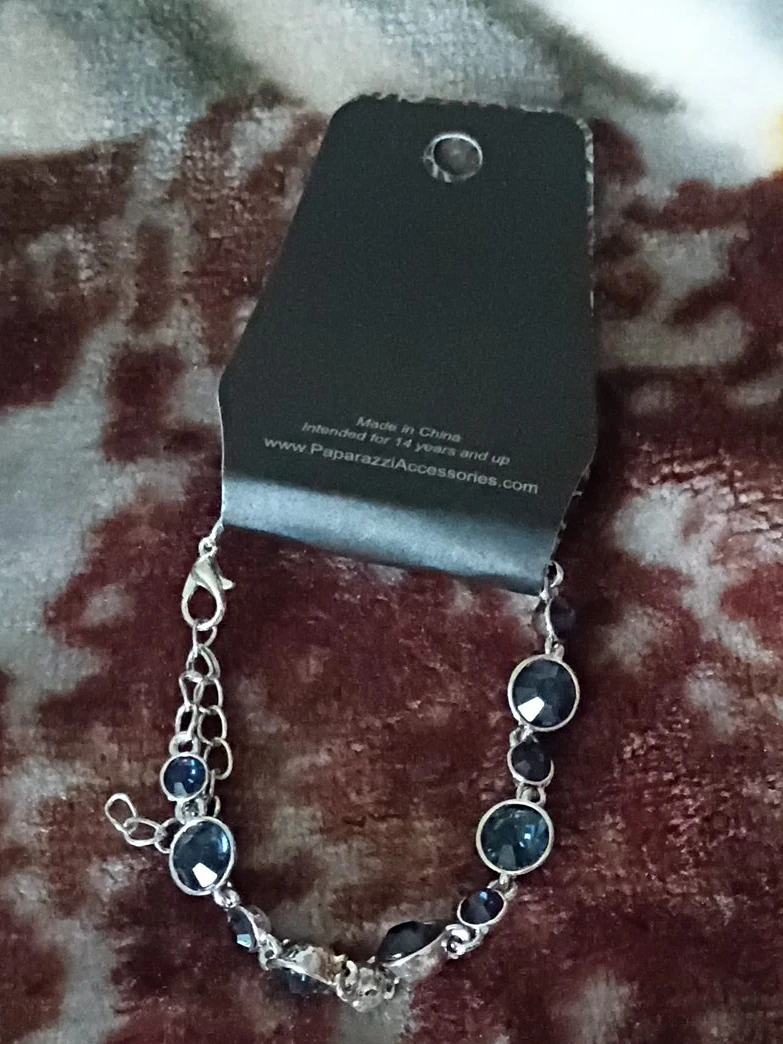 Paparazzi Blue Gemstone Bracelet