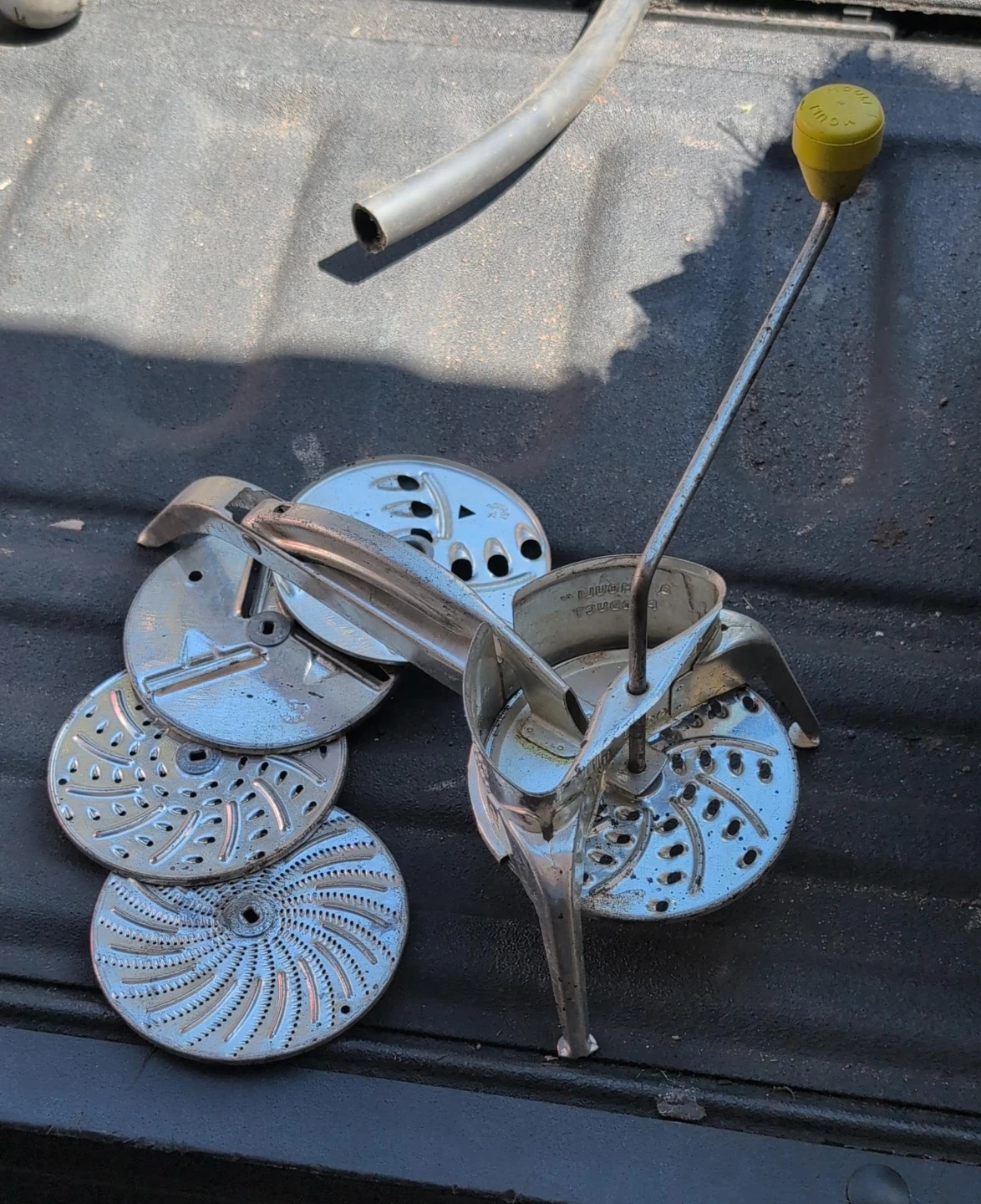 Vintage Food Slicer/Grater with Multiple Blades