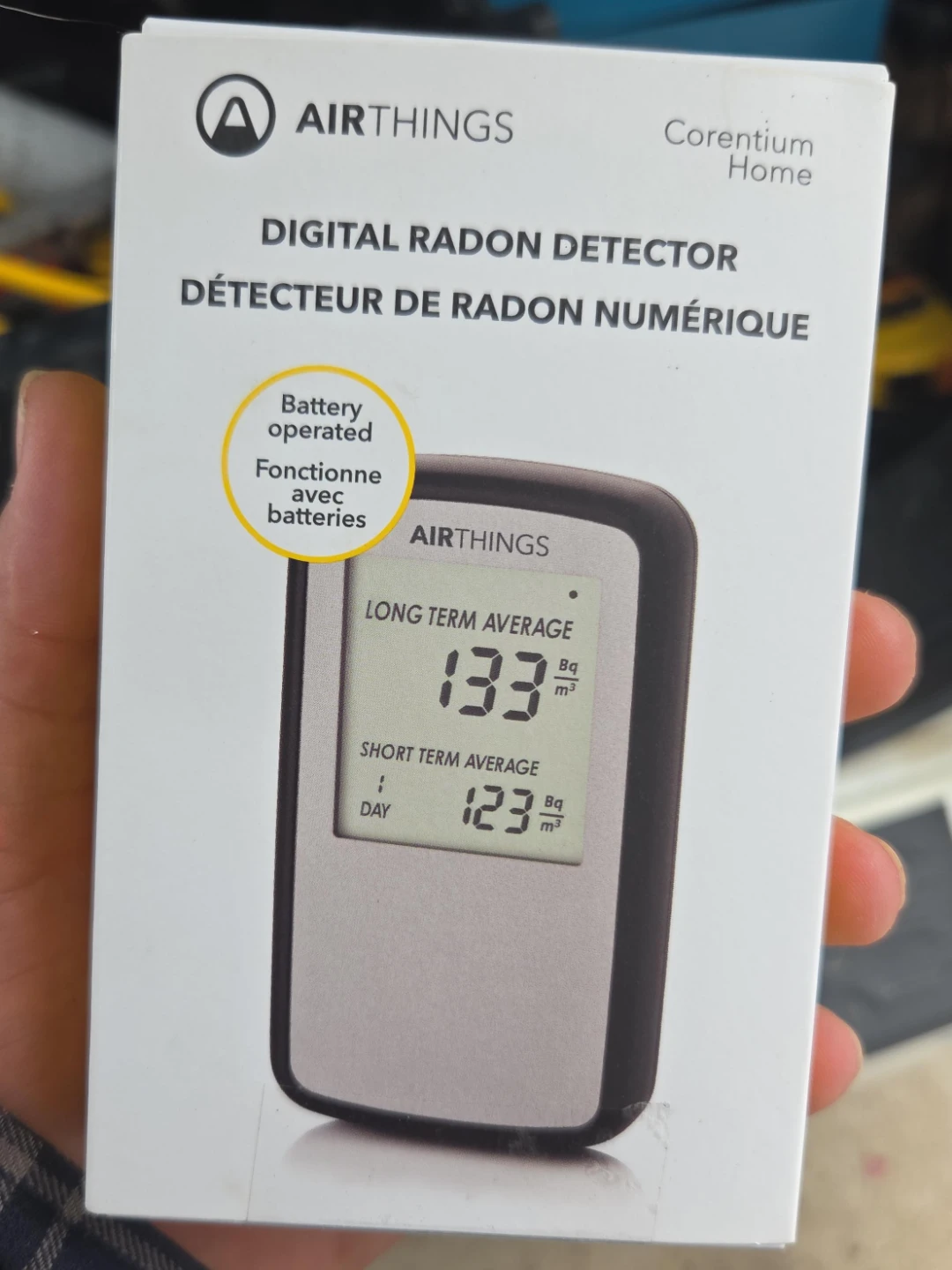 Airthings Digital Radon Detector Corentium Home