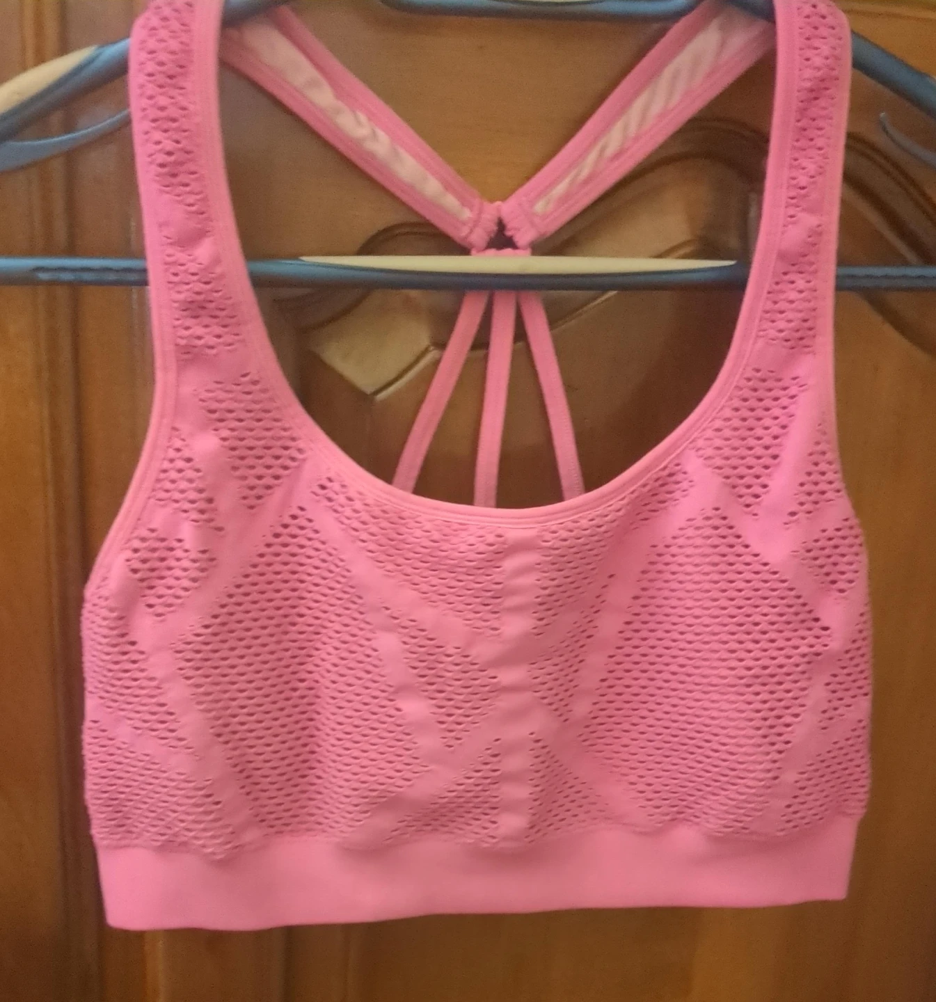 Pink Sports Bra