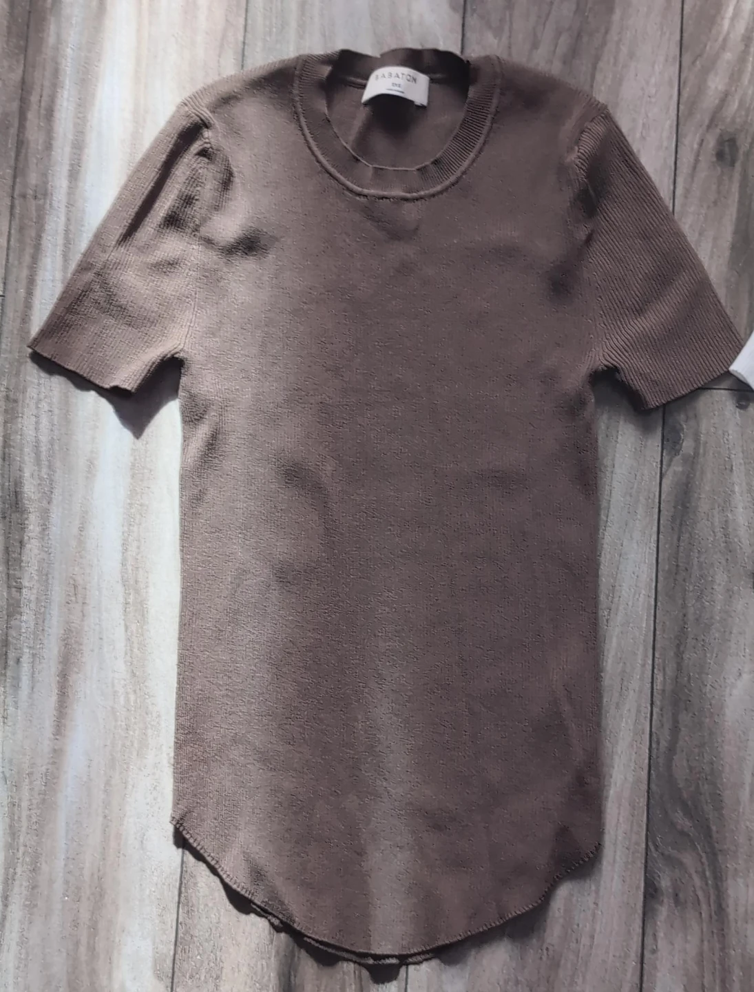 Babaton Olive Knit T-Shirt