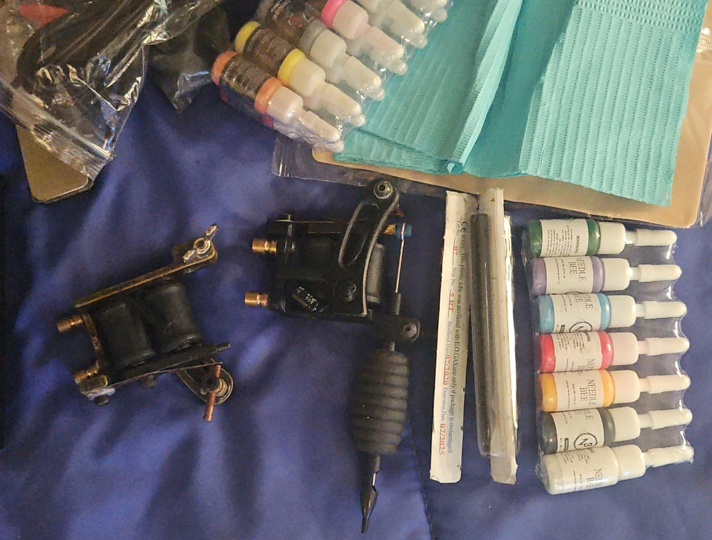 Tattoo Machine Kit with Ink and Needles