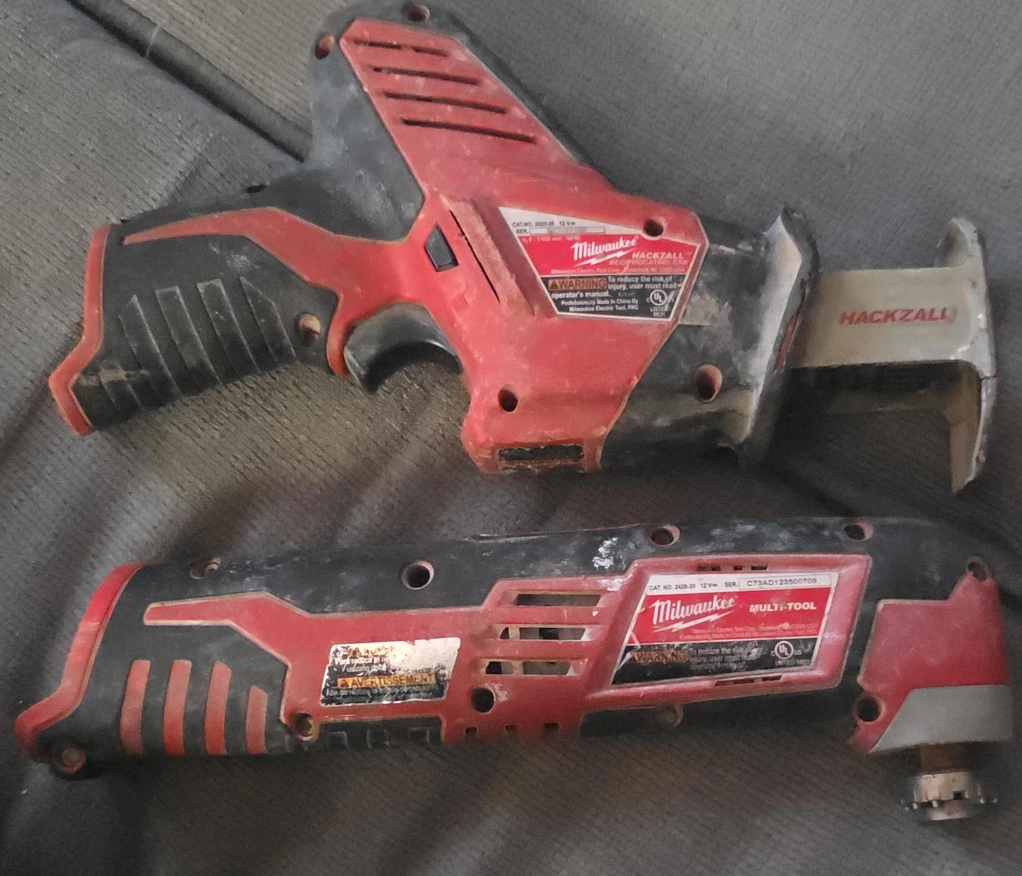 Milwaukee Hackzall and Multi-Tool
