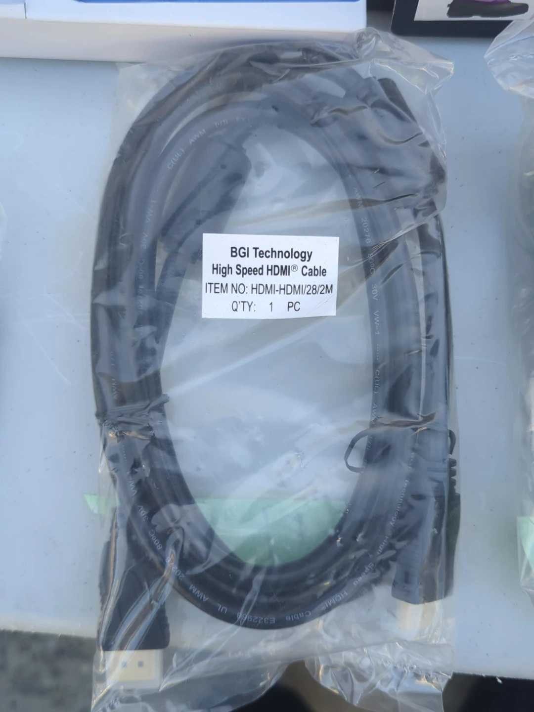 BGI Technology High Speed HDMI Cable 28/2M