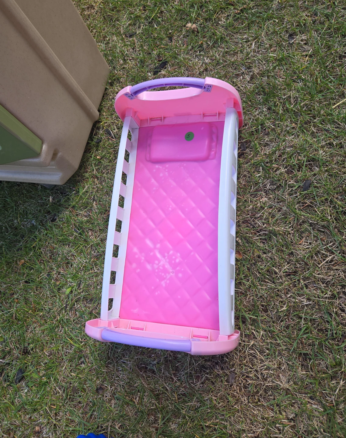Pink Toy Crib