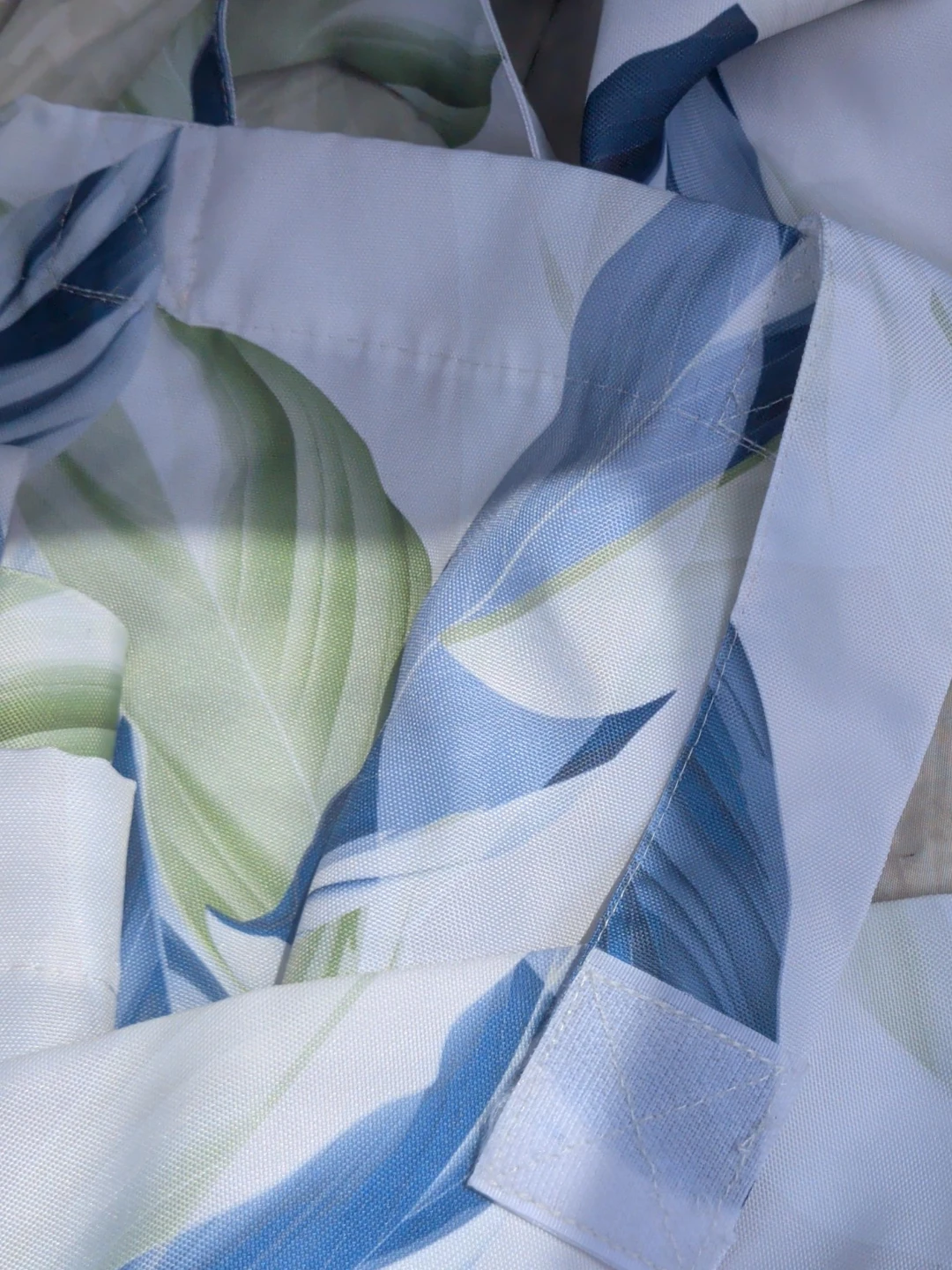 Floral Print Fabric Outdoor Curtain