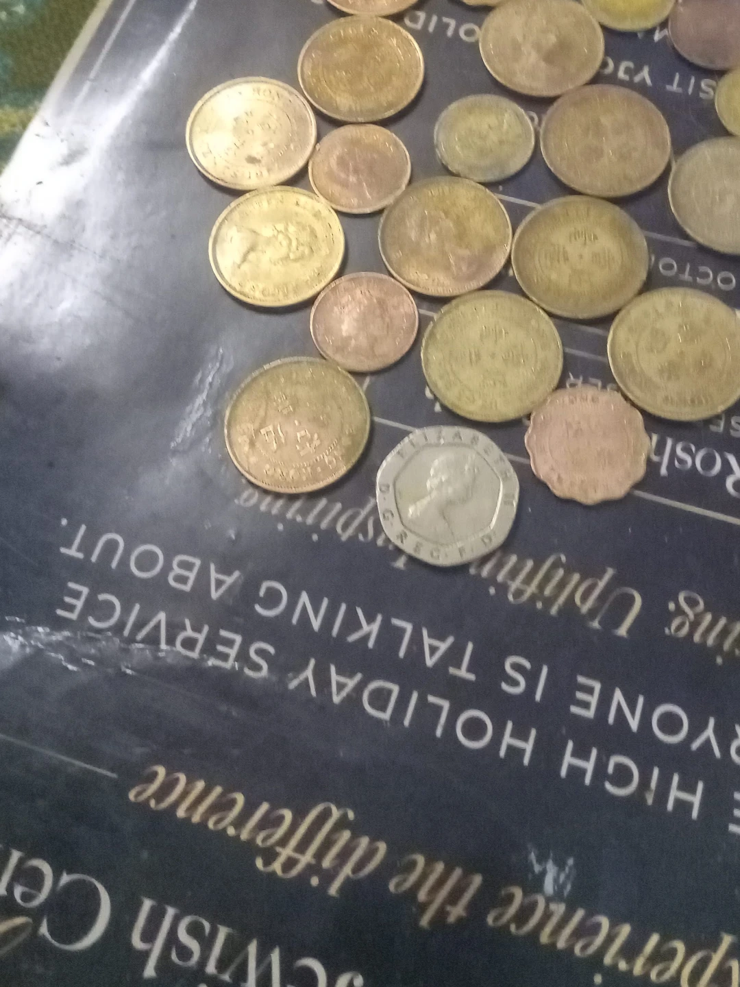 Collection of assorted coins