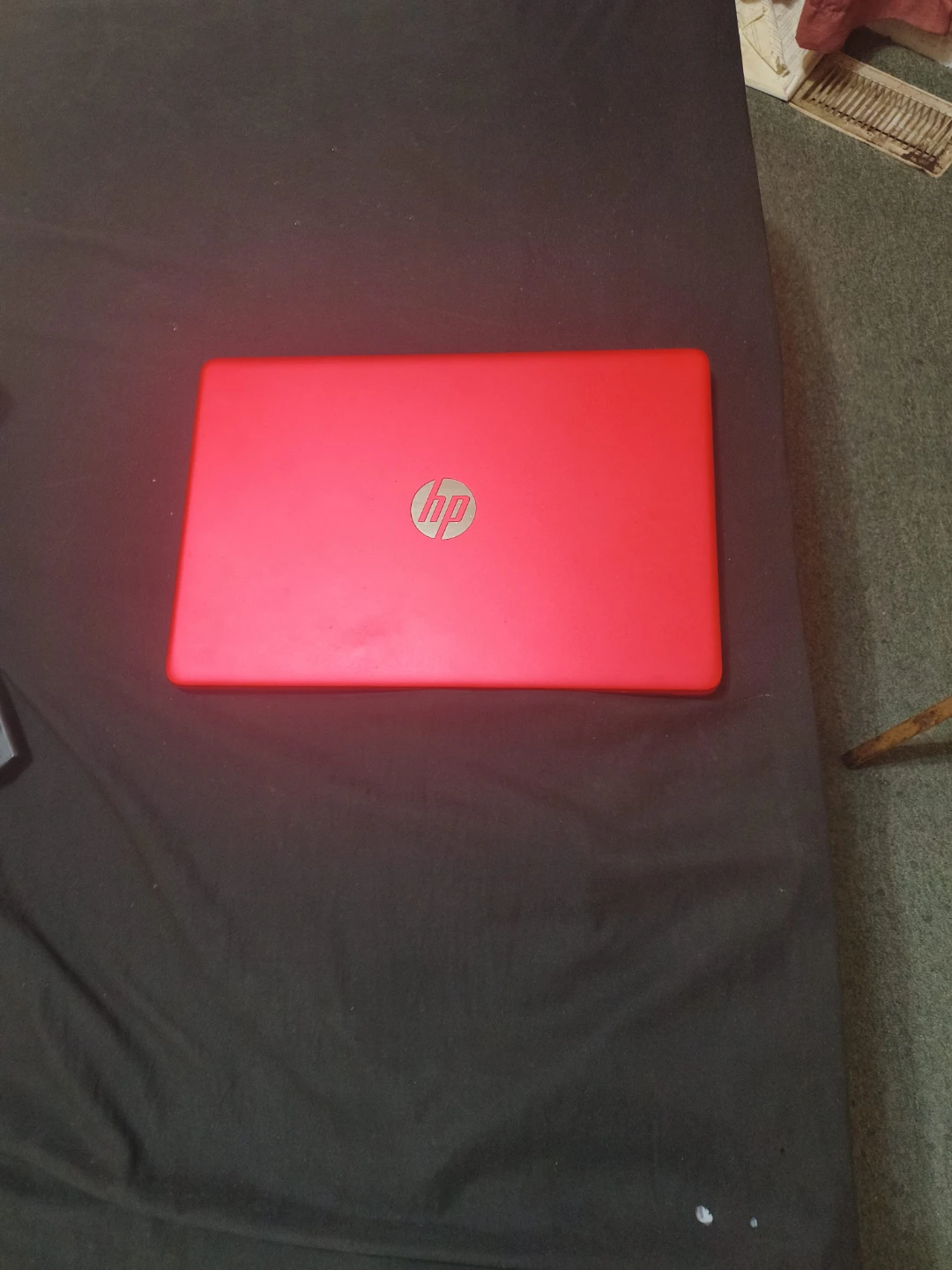 Red HP Laptop