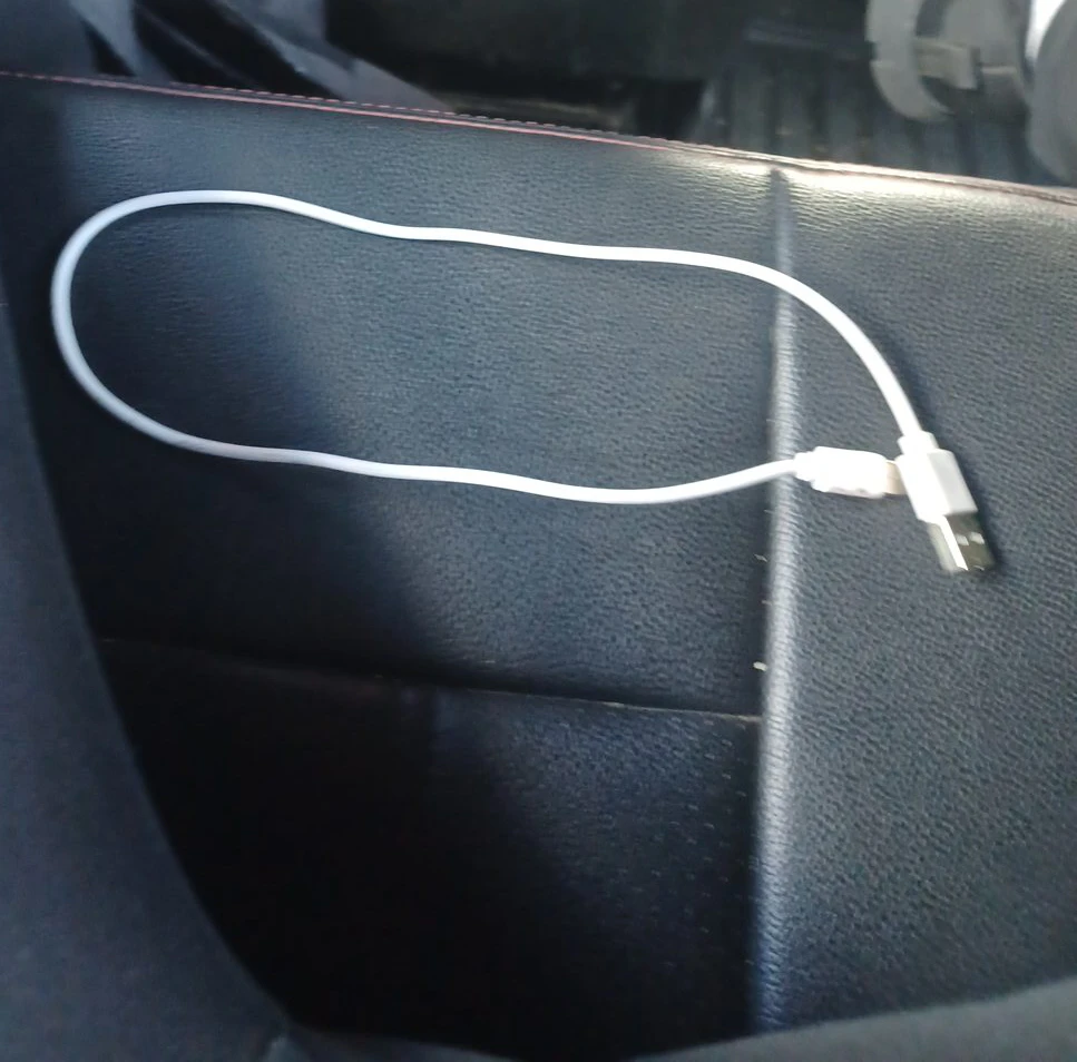 White USB Charging Cable