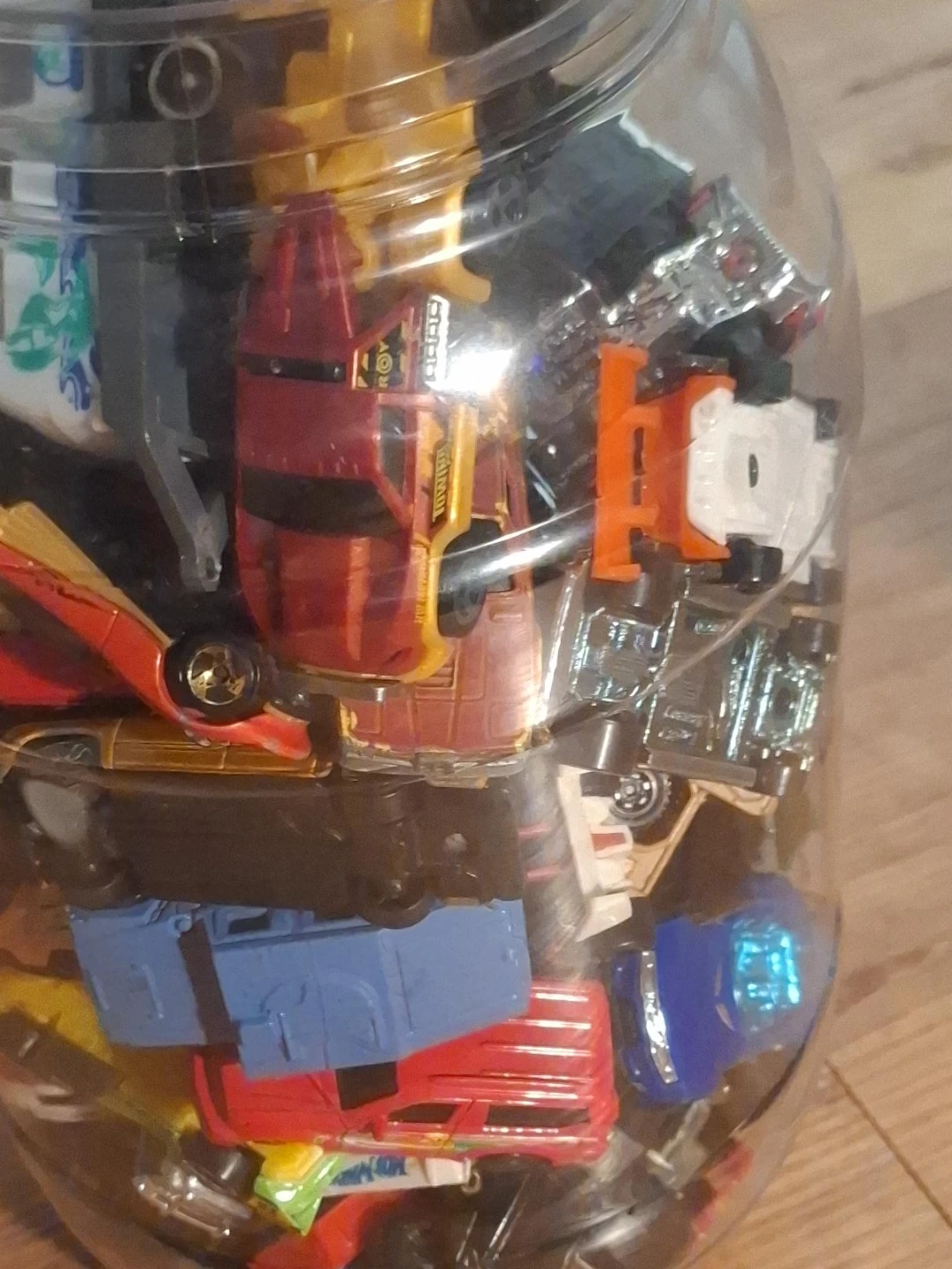 Jar of Toy Cars