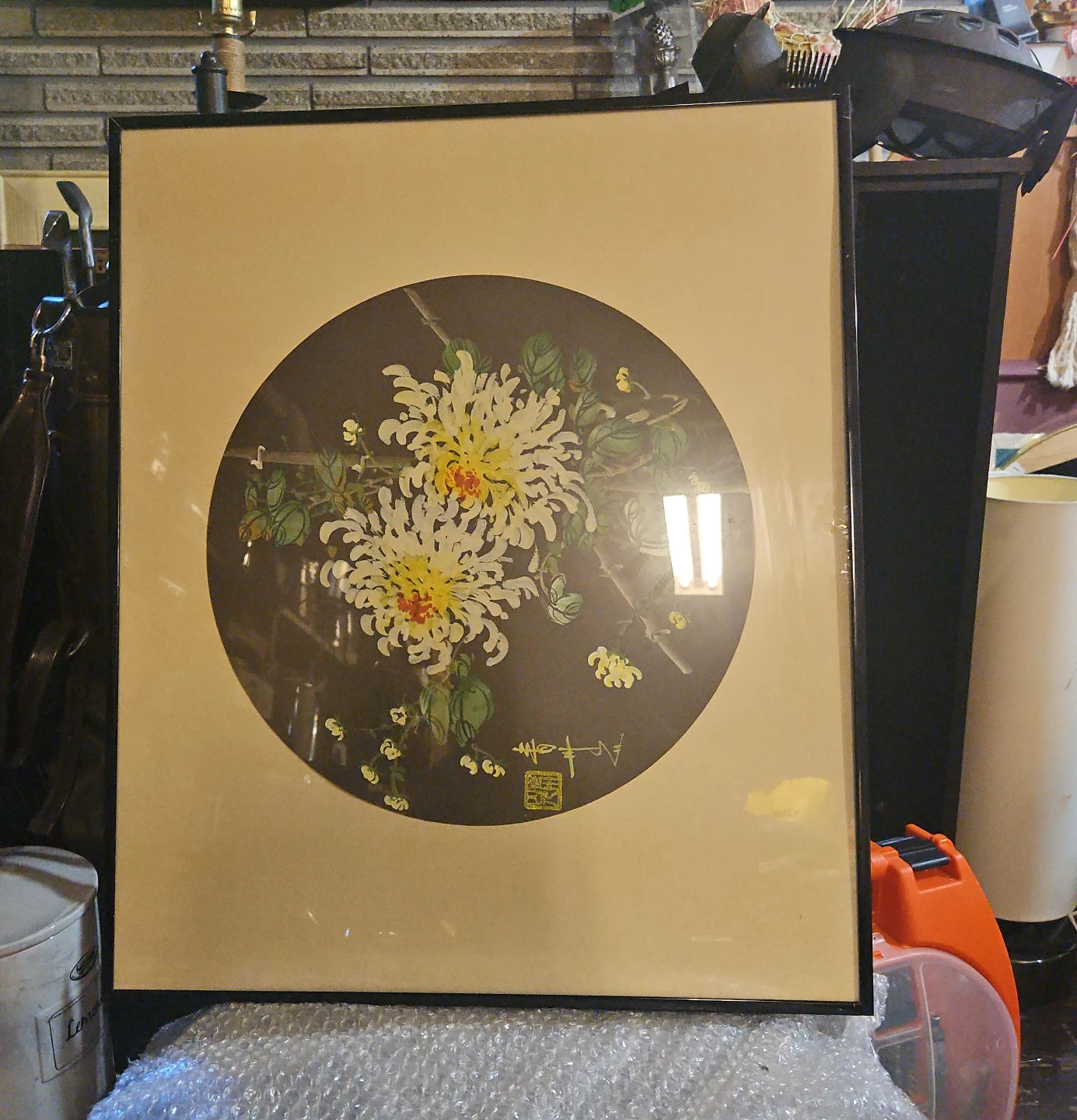 Framed Floral Art Print