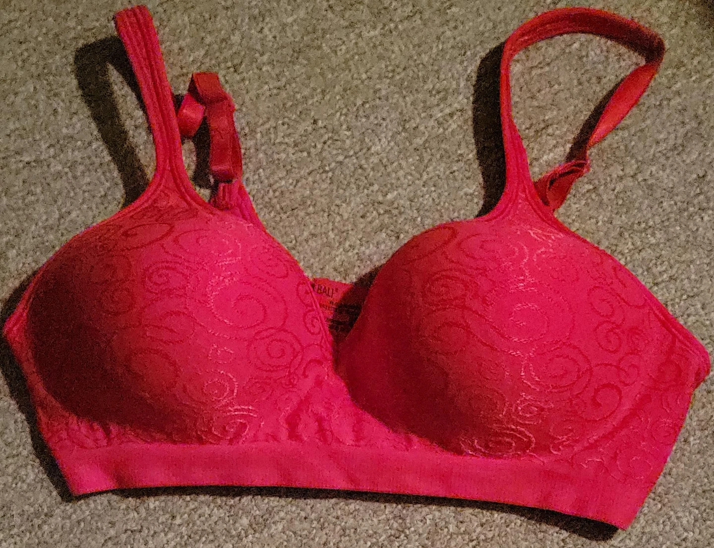 Red bali Jacquard Bra- Size 38B