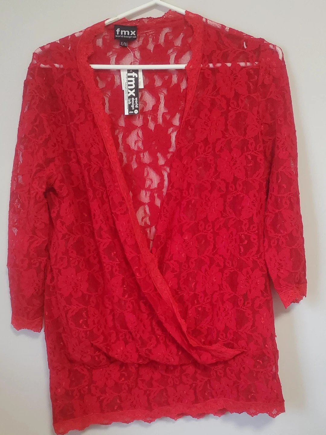 FMX Lace Wrap Top