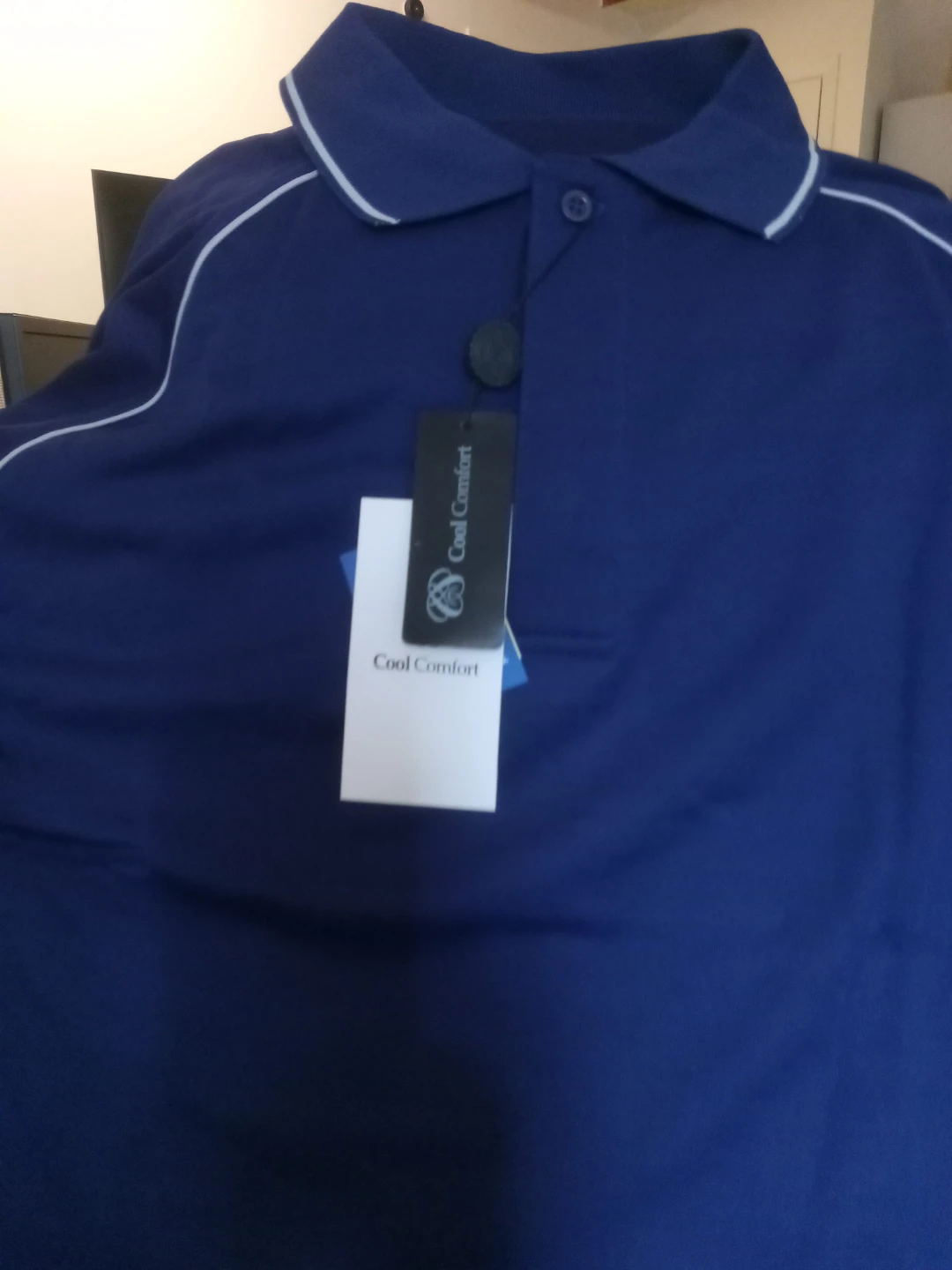 Cool Comfort Blue Polo Shirt
