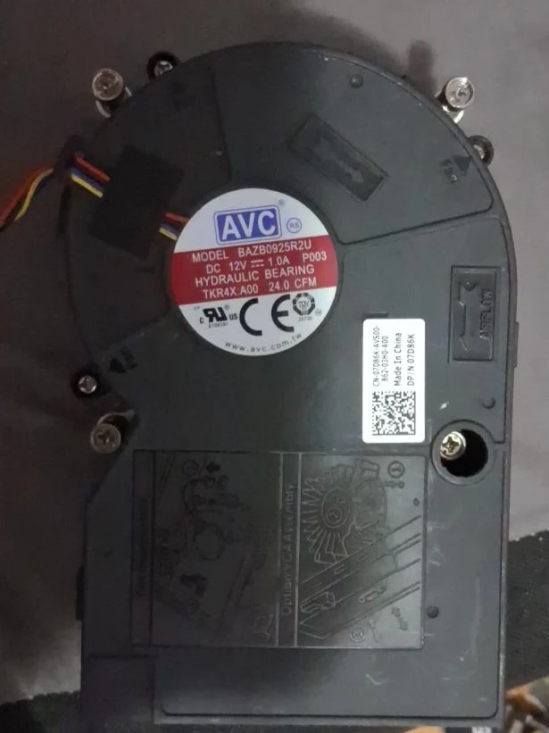 AVC BAZB0925R2U PC cpu cooler Fan ⚽️