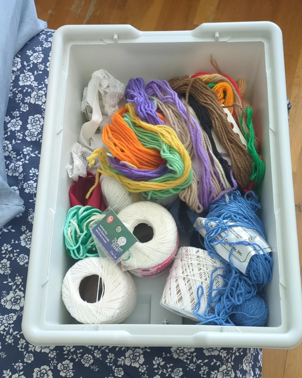 Crafting Yarn and Crochet Hook Bundle