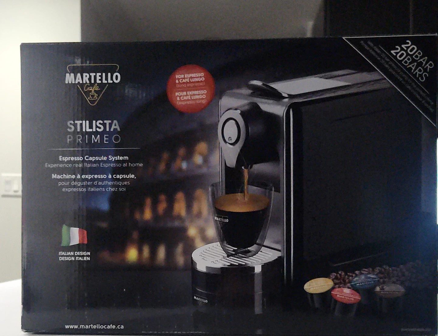 Martello Stilista Primeo Espresso Capsule System